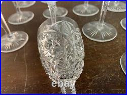 14 verres à vin blanc modèle Lagny cristal de Baccarat (prix à la pièce)