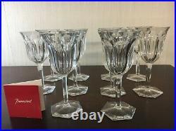 14 verres à vin rouge Malmaison cristal de Baccarat h 17cm / prix à la pièce