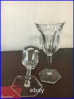 14 verres à vin rouge Malmaison cristal de Baccarat h 17cm / prix à la pièce