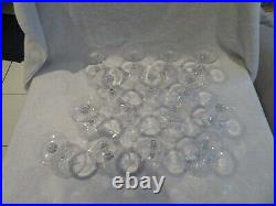 15 coupes champagne 14cl cristal Baccarat Richelieu crystal champagne cups v69