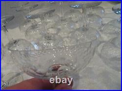 15 coupes champagne 14cl cristal Baccarat Richelieu crystal champagne cups v69