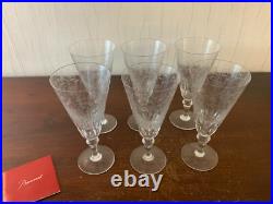 15 flûtes à champagne modèle Parme en cristal de Baccarat (prix à la pièce) 15 flûtes à champagne modèle Parme en cristal de Baccarat (prix à la pièce)