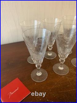15 flûtes à champagne modèle Parme en cristal de Baccarat (prix à la pièce) 15 flûtes à champagne modèle Parme en cristal de Baccarat (prix à la pièce)