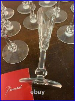 15 flûtes à champagne modèle Tourville en cristal de Baccarat (prix à la pièce)