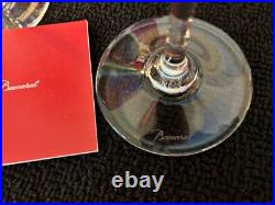 15 verres modèle Perfection rouge en cristal de Baccarat (prix 1 verre)