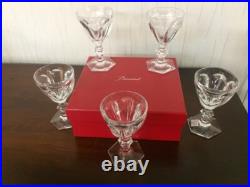 16 Verres à vin rouge Harcourt en cristal de Baccarat (prix à la pièce)