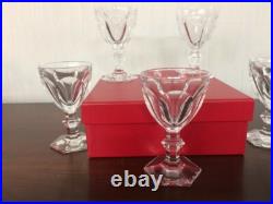 16 Verres à vin rouge Harcourt en cristal de Baccarat (prix à la pièce)