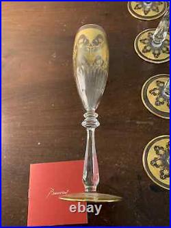 16 flûtes à champagne modèle prestige en cristal de Baccarat (prix à la pièce)