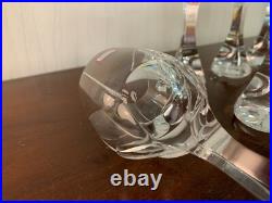 16 verres à eau modèle Neptune cristal Baccarat h 20.5 cm (prix la pièce)