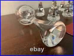 16 verres à eau modèle Neptune cristal Baccarat h 20.5 cm (prix la pièce)