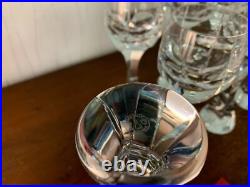 16 verres à eau modèle Neptune cristal Baccarat h 20.5 cm (prix la pièce)