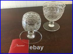 16 verres à liqueur modèle Rohan cristal Baccarat h 7.5 cm (prix à la pièce)