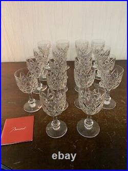 16 verres à porto modèle Harfleur en cristal de Baccarat (prix à la pièce)