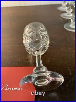 16 verres à porto modèle Harfleur en cristal de Baccarat (prix à la pièce)