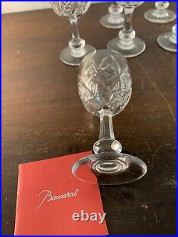 16 verres à vin modèle Harfleur en cristal de Baccarat (prix à la pièce)