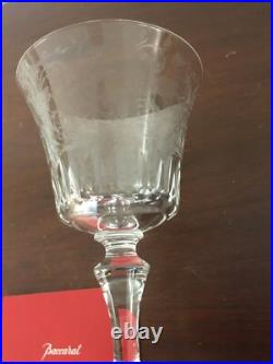 17 verres à eau modèle Parme en cristal de Baccarat h 15.5 cm(prix à la pièce)
