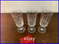 17 verres à vin blanc modèle Harmonie cristal de Baccarat (prix à la pièce)