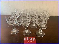 17 verres à vin rouge modèle Lucullus en cristal de Baccarat (prix à la pièce) 17 verres à vin rouge modèle Lucullus en cristal de Baccarat (prix à la pièce)