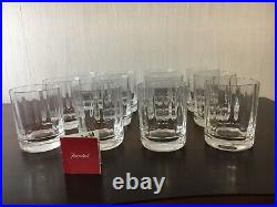 17 verres à whisky modèle Capri cristal Baccarat (prix à la pièce)