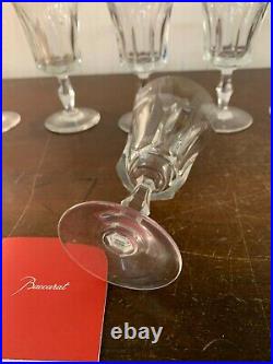 19 verres à vin blanc modèle Polignac en cristal de Baccarat (prix à la pièce)