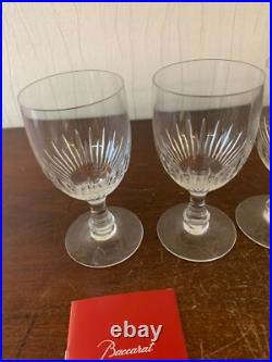 19 verres à vin modèle Passy en cristal de Baccarat (prix à la pièce)