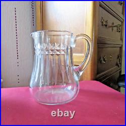 1 broc pichet cruche en cristal de baccarat modèle Piccadilly ou Buckingham 2 1 broc pichet cruche en cristal de baccarat modèle Piccadilly ou Buckingham 2