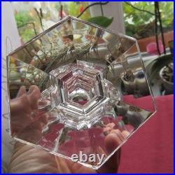 1 verre a vin rouge en cristal de baccarat modèle Harcourt H 13,5 cm signé