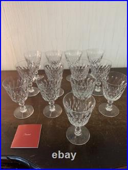20 verres à vin rouge modèle Armagnac en cristal de Baccarat (prix à la pièce)
