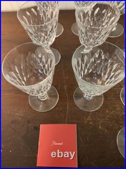 20 verres à vin rouge modèle Armagnac en cristal de Baccarat (prix à la pièce)