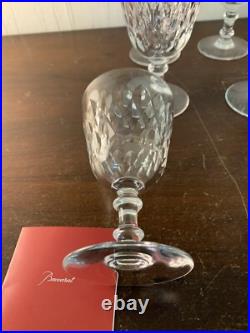 20 verres à vin rouge modèle Armagnac en cristal de Baccarat (prix à la pièce)