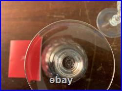 20 verres à vin rouge modèle Armagnac en cristal de Baccarat (prix à la pièce)
