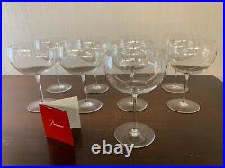 21 verres à bourgogne en cristal de Baccarat (prix à la pièce)