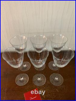 21 verres à eau modèle Filao en cristal de Baccarat (prix à la pièce)