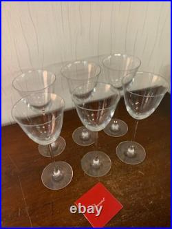 21 verres à eau modèle Filao en cristal de Baccarat (prix à la pièce)