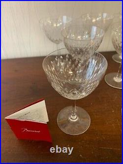 21 verres à eau modèle Paris en cristal de Baccarat (prix à la pièce)