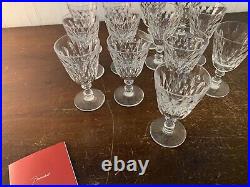 21 verres à porto modèle Armagnac en cristal de Baccarat (prix à la pièce)