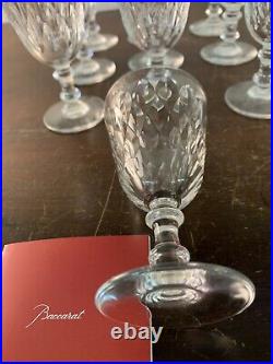 21 verres à porto modèle Armagnac en cristal de Baccarat (prix à la pièce)