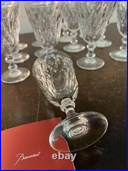 21 verres à porto modèle Armagnac en cristal de Baccarat (prix à la pièce)