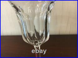 22 verres à eau Malmaison en cristal de Baccarat h 19 cm(prix à la pièce)