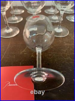 22 verres vin blanc modèle Montaigne optique cristal Baccarat (prix à la pièce)