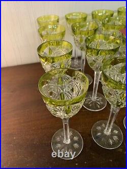 23 verres Roemer modèle Lagny cristal de Baccarat (prix pour un verre) 23 verres Roemer modèle Lagny cristal de Baccarat (prix pour un verre)