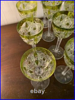 23 verres Roemer modèle Lagny cristal de Baccarat (prix pour un verre) 23 verres Roemer modèle Lagny cristal de Baccarat (prix pour un verre)