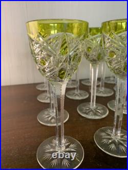 23 verres Roemer modèle Lagny cristal de Baccarat (prix pour un verre) 23 verres Roemer modèle Lagny cristal de Baccarat (prix pour un verre)