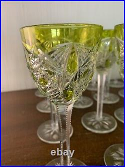 23 verres Roemer modèle Lagny cristal de Baccarat (prix pour un verre) 23 verres Roemer modèle Lagny cristal de Baccarat (prix pour un verre)