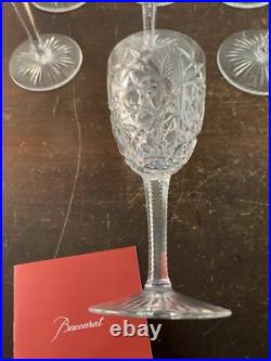 24 verres à vin blanc modèle Lagny cristal de Baccarat (prix à la pièce)