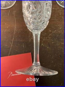 24 verres à vin blanc modèle Lagny cristal de Baccarat (prix à la pièce)