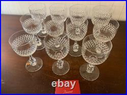 24 verres à vin blanc modèle Lucullus cristal Baccarat (prix à la pièce)