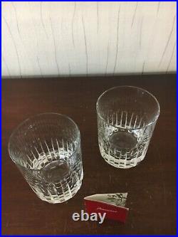 24 verres à whisky Rotary en cristal de Baccarat h9.5 cm (prix à la pièce)