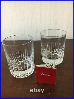 24 verres à whisky Rotary en cristal de Baccarat h9.5 cm (prix à la pièce)