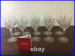 25 verres à vin modèle Hyères en cristal de Baccarat (prix à la pièce)